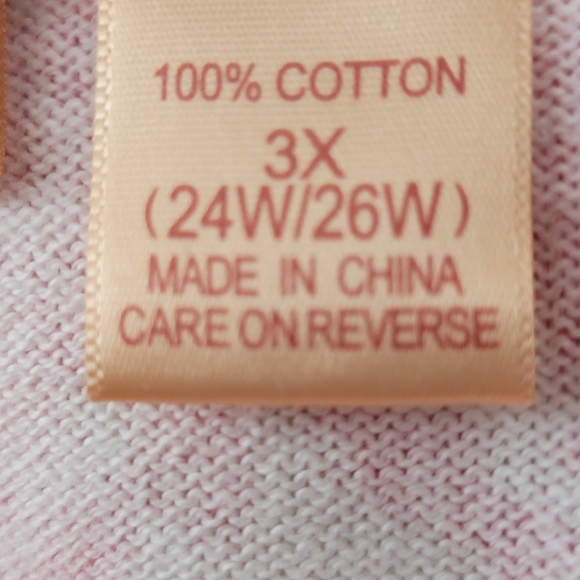 North Crest paisley floral button down scoop neck cardigan size 3X (24W/… - Picture 6 of 7